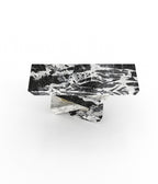 Abstract Marble Stone Modern Console Table
