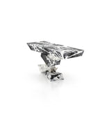 Abstract Marble Stone Modern Console Table