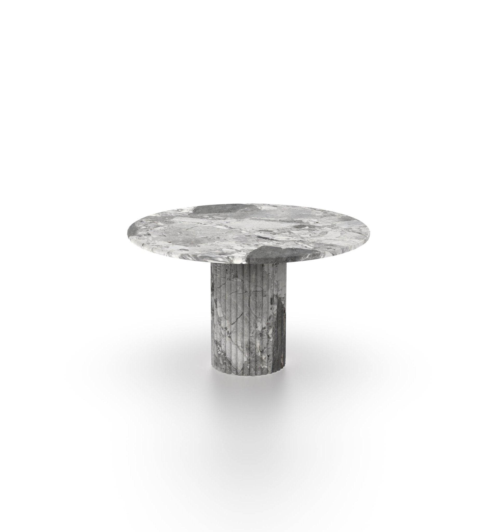 Petite Round Marble Stone Dining Table