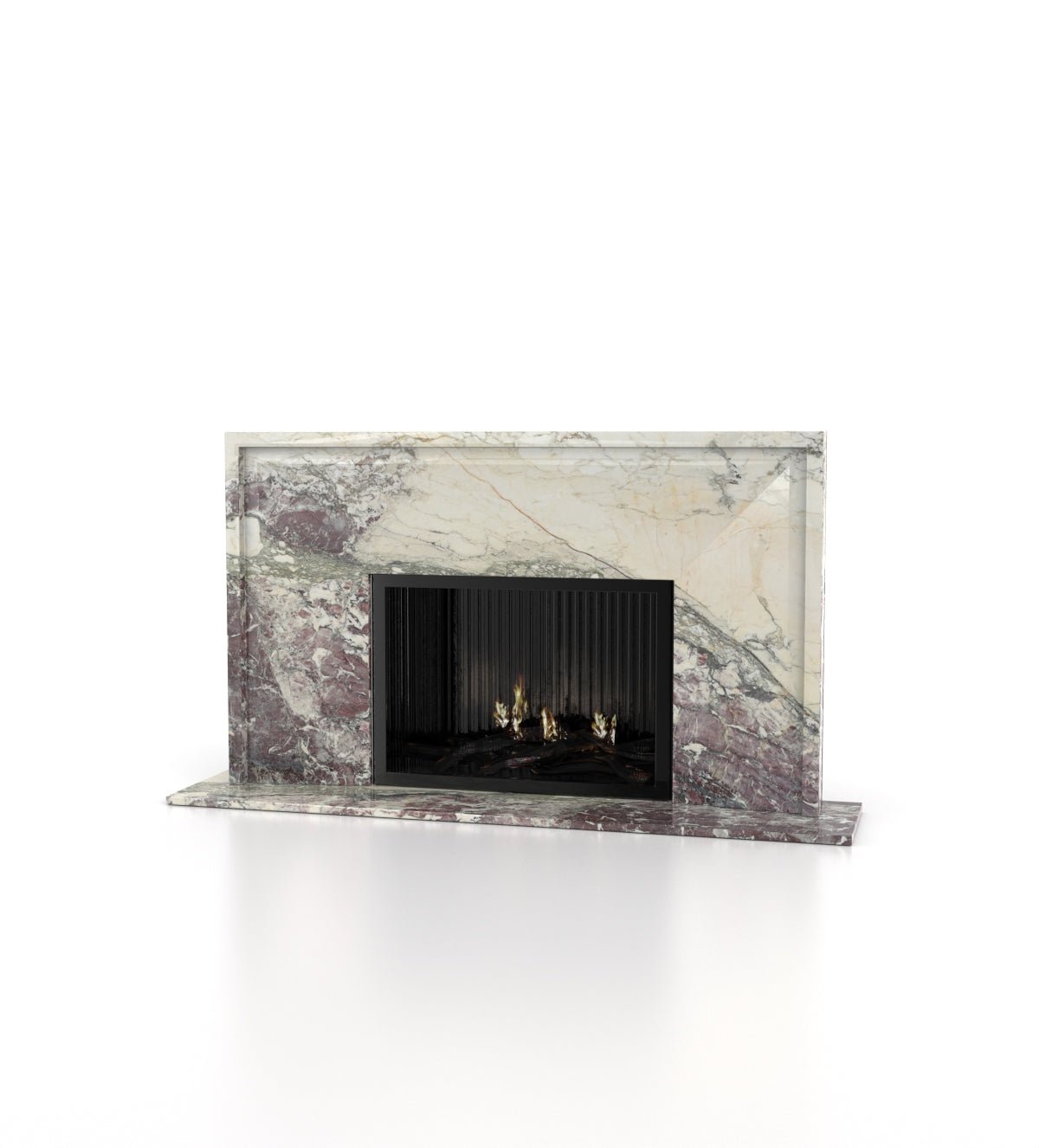 Eros Marble Stone Fireplace