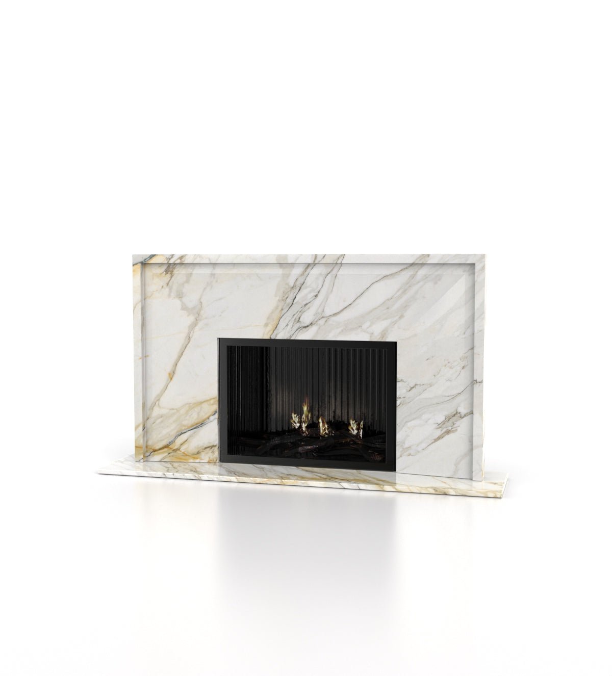 Eros Marble Stone Fireplace