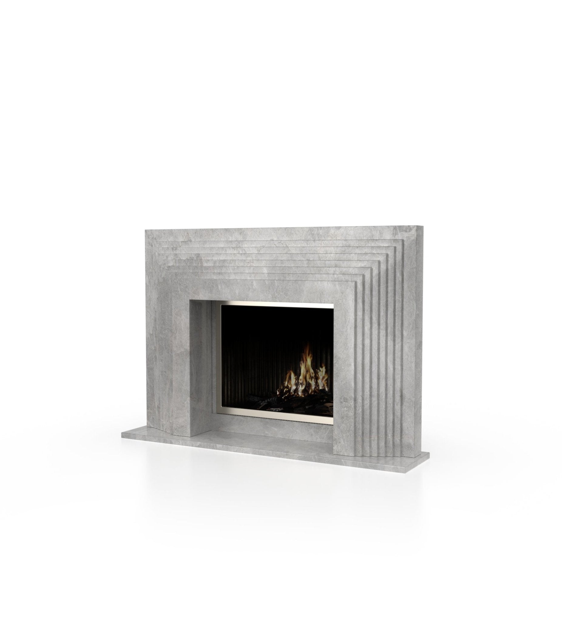 La Gigi 72 Marble Stone Fireplace