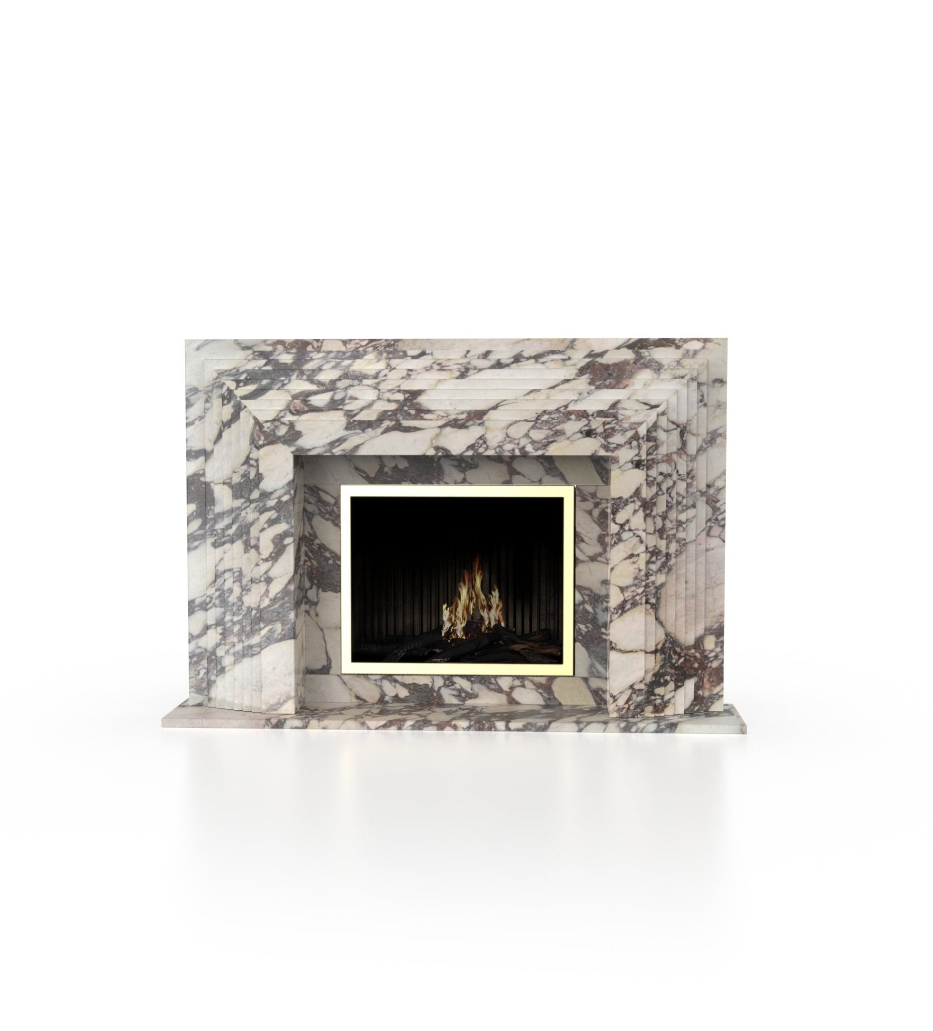 La Gigi 80 Marble Stone Fireplace