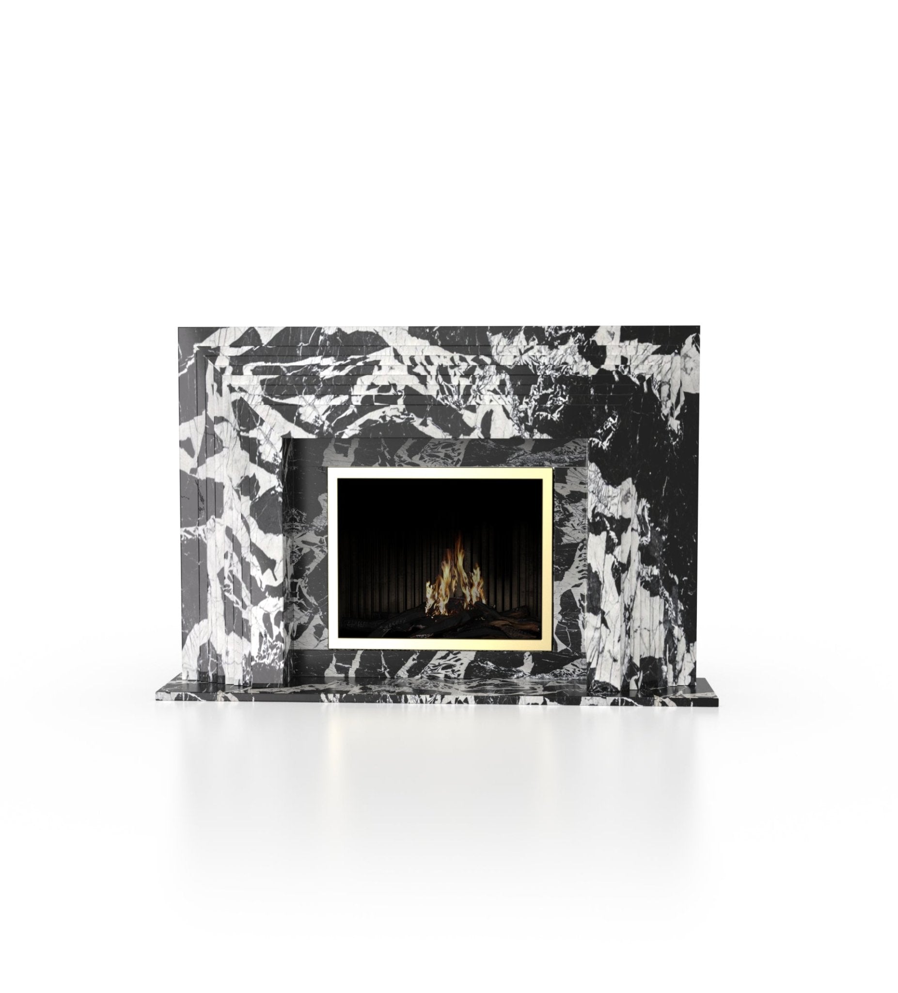La Gigi 80 Marble Stone Fireplace