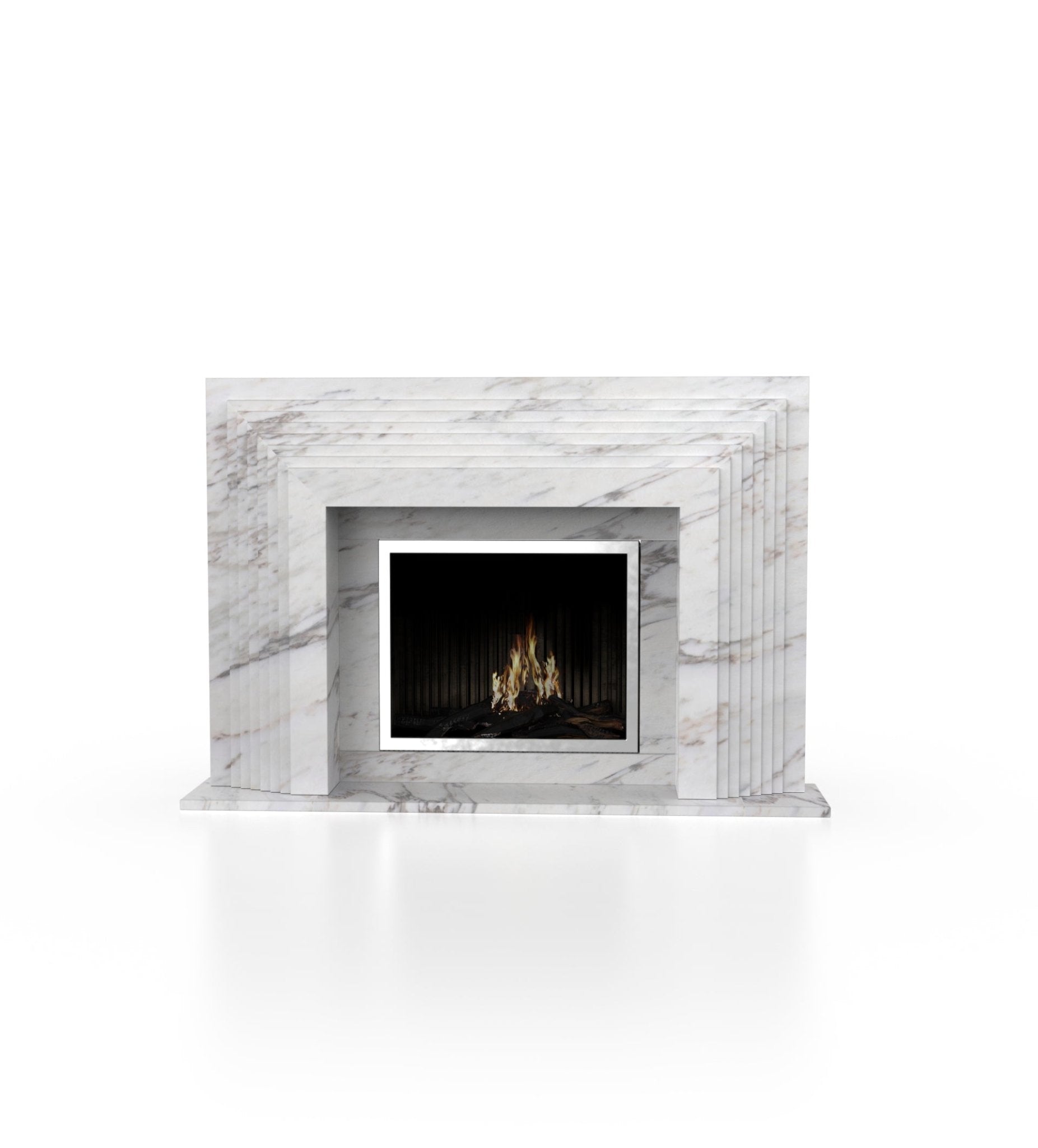 La Gigi 80 Marble Stone Fireplace