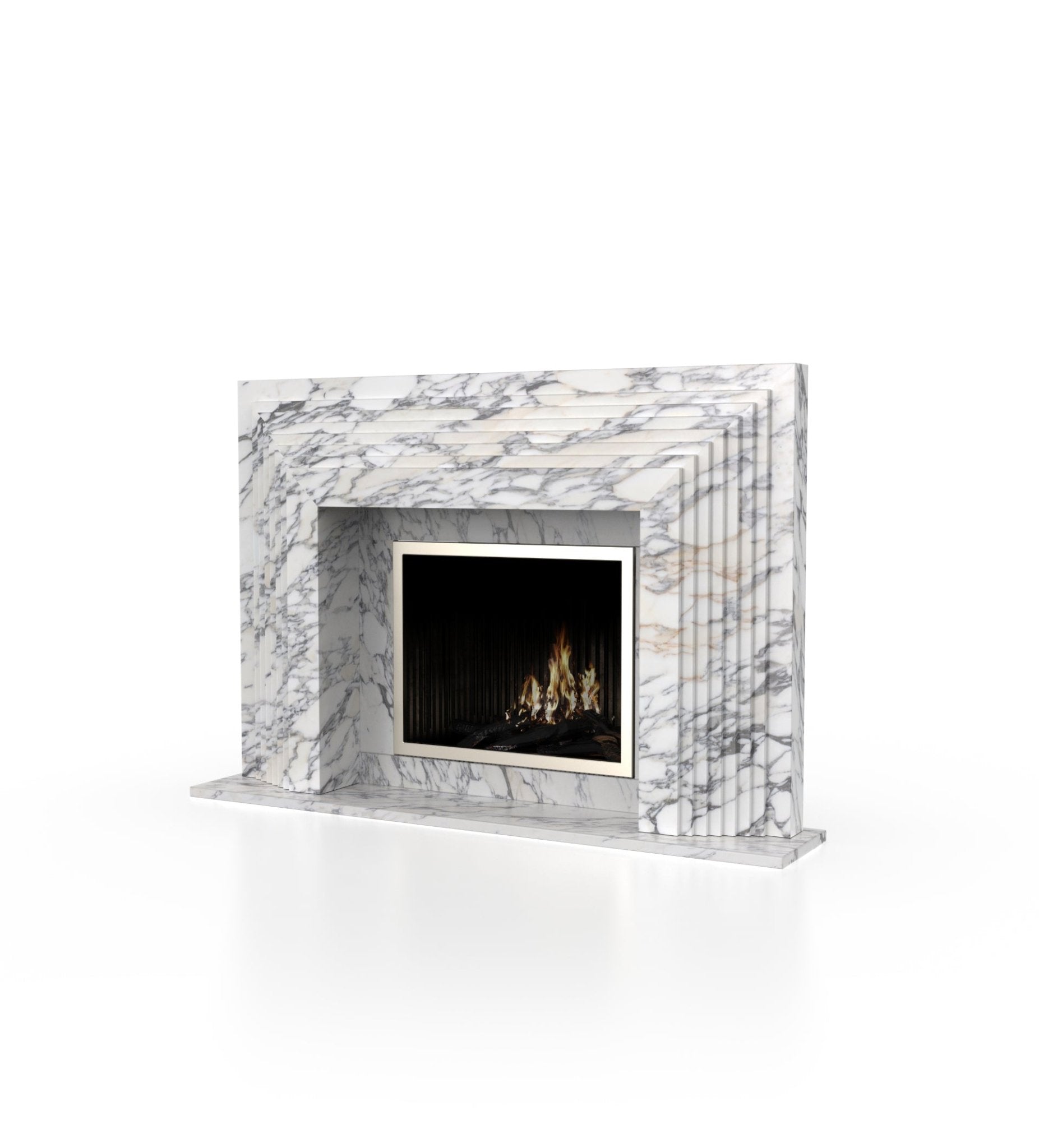 La Gigi 80 Marble Stone Fireplace