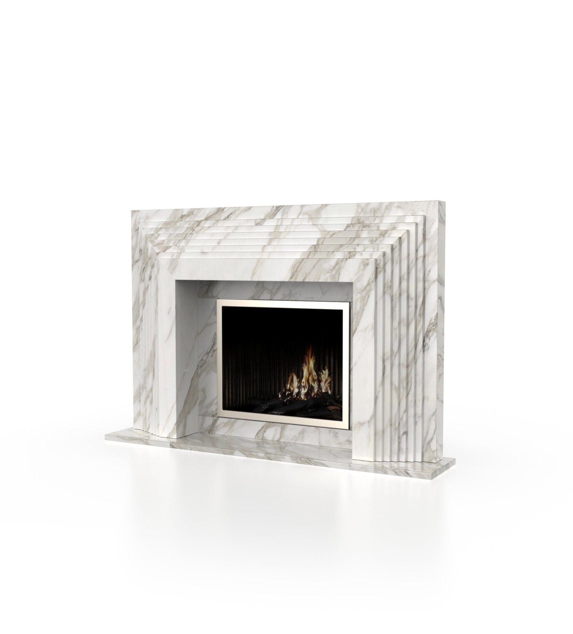 La Gigi 80 Marble Stone Fireplace