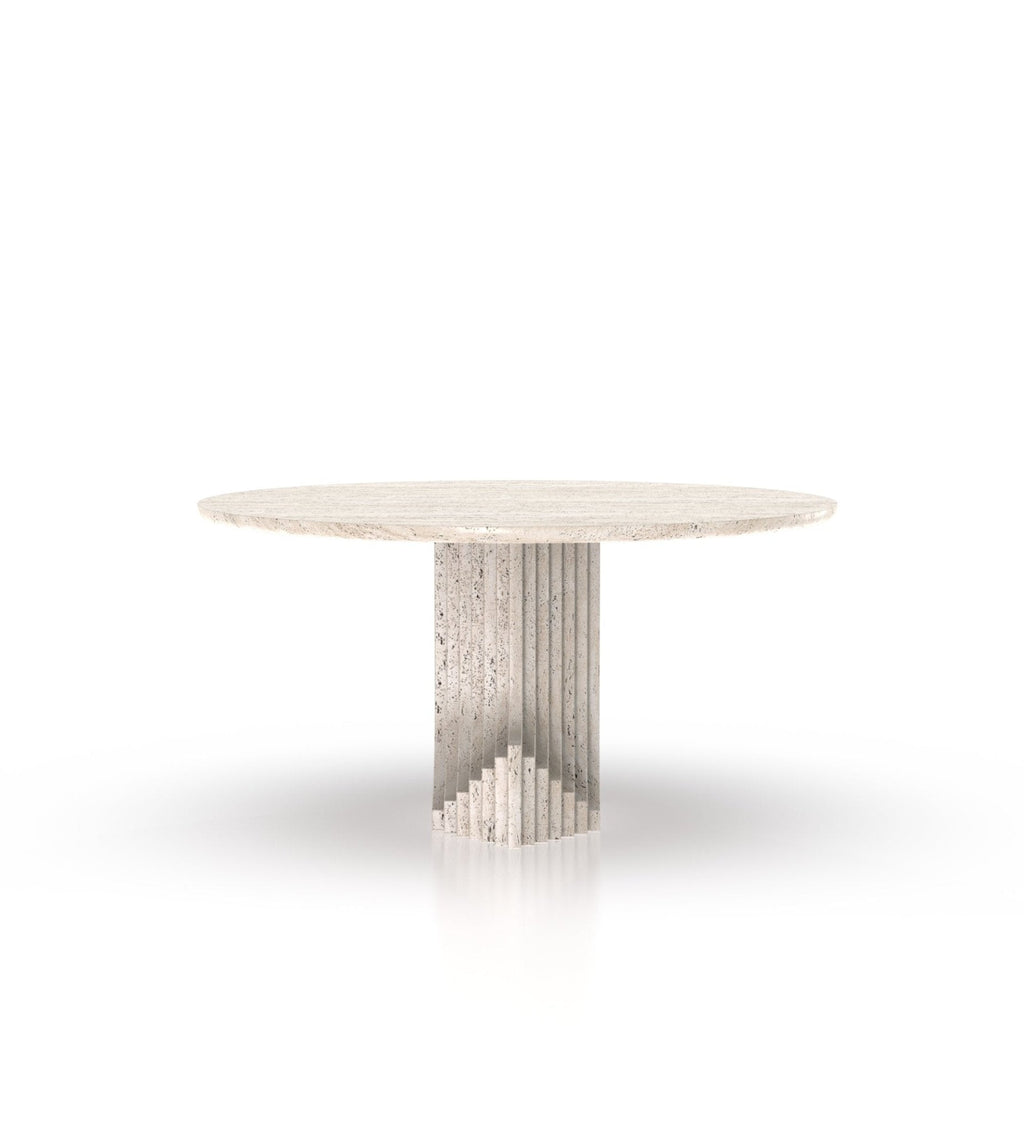 Round Top Marble Modern Stone Dining Table