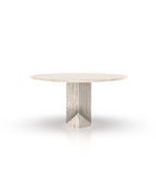 Round Top Marble Modern Stone Dining Table