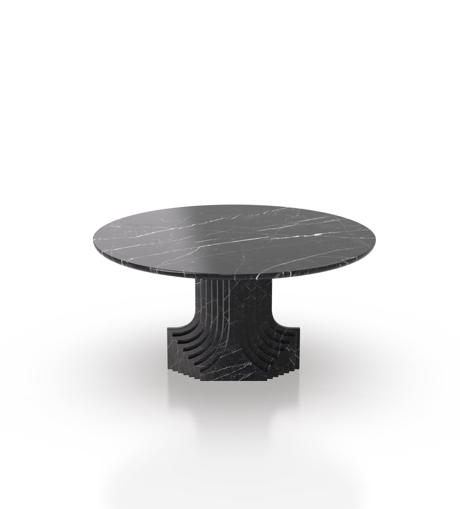 Round Top Marble Modern Stone Dining Table