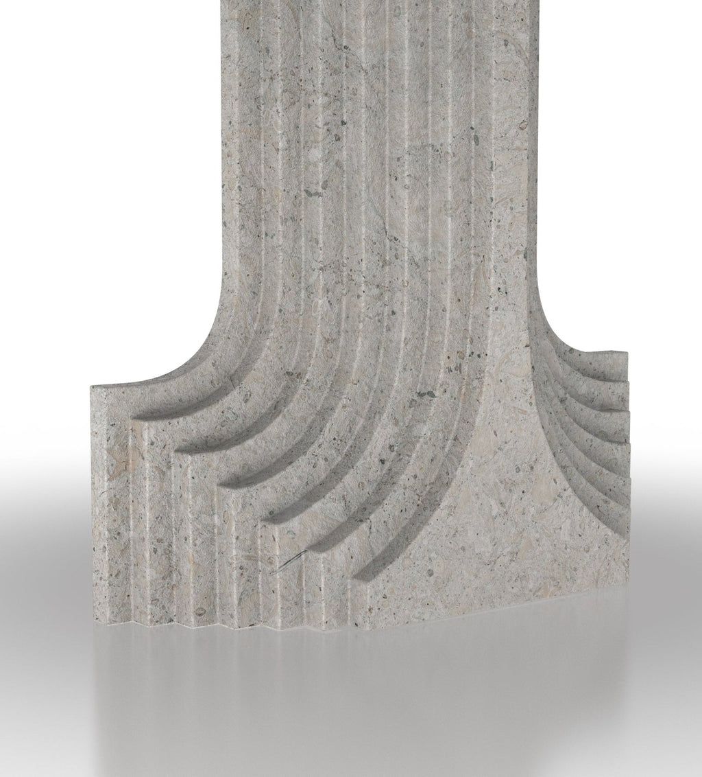 Round Top Marble Modern Stone Dining Table