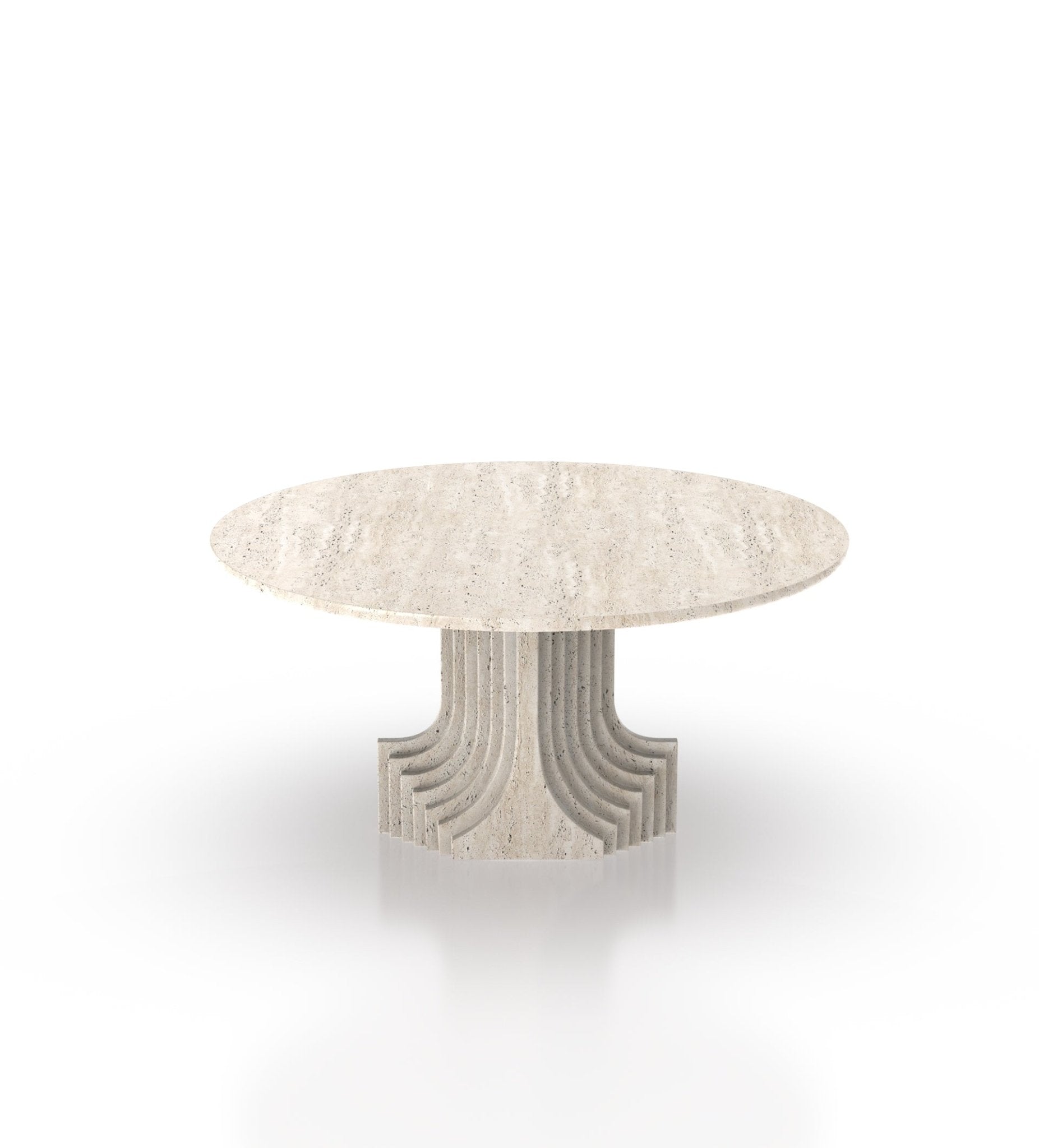 Round Top Marble Modern Stone Dining Table