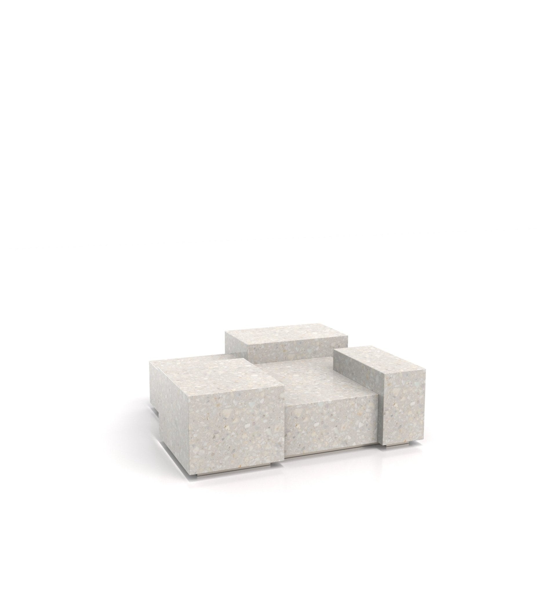 Light Stone La Scala Coffee Table - Low Angle View | Stonegems