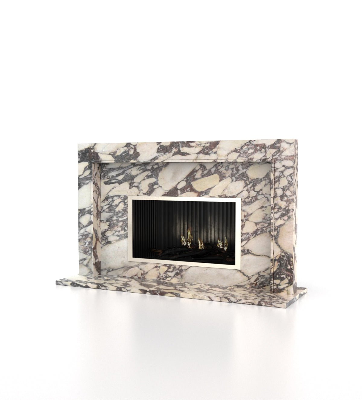 Perseus Marble Stone Fireplace