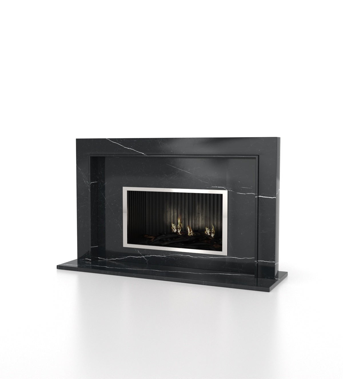Perseus Marble Stone Fireplace