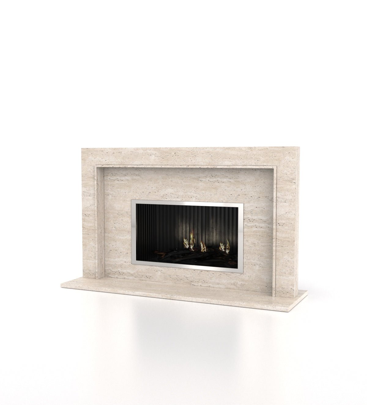 Perseus Marble Stone Fireplace