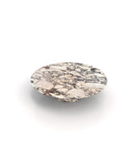 Calacatta Viola Marble Round Coffee Table - Artisan Crafted Low Angle View | Stonegems