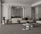White Marble Coffee Table in Elegant Classical Living Room Setting | Stonegems