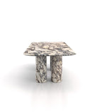 Rectangular Marble Stone Monolithic Dining Table