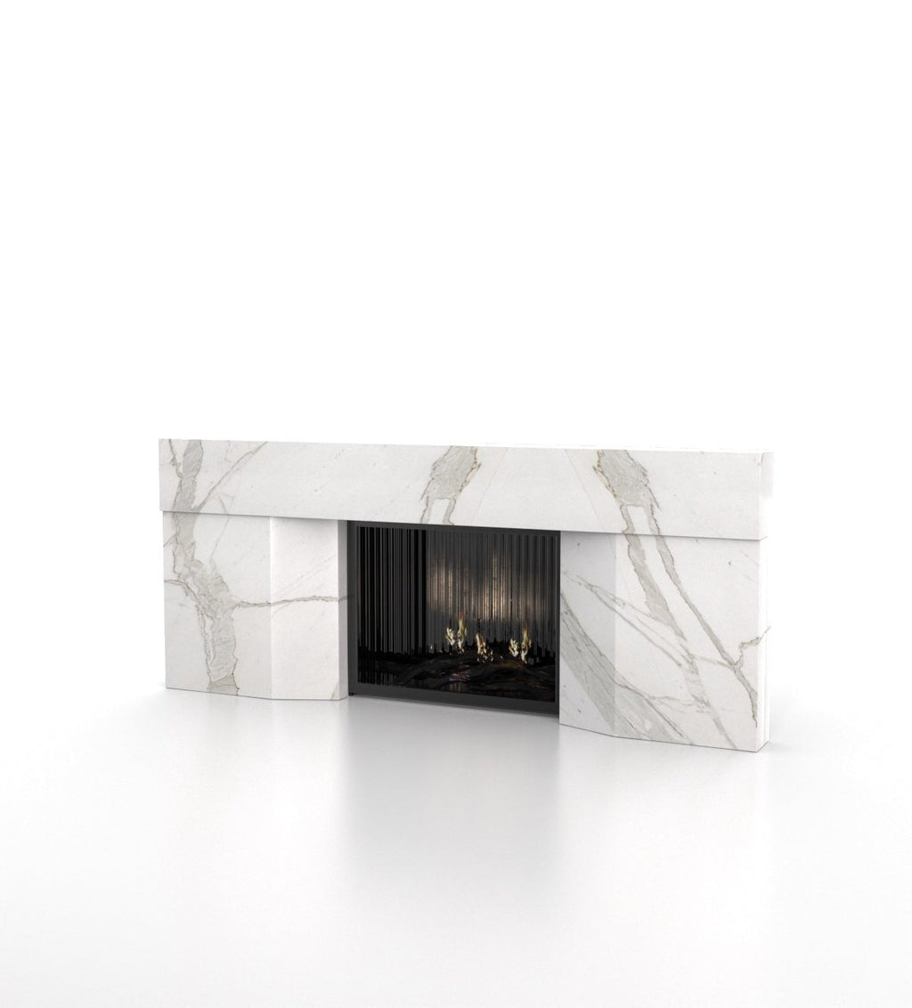 Stonehenge Marble Stone Fireplace