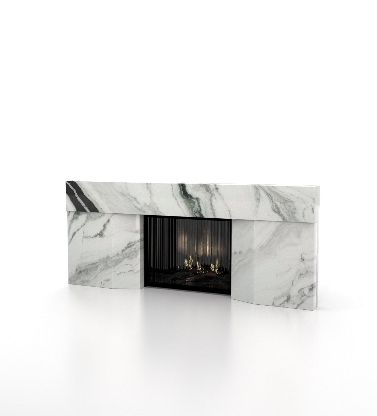 Stonehenge Marble Stone Fireplace