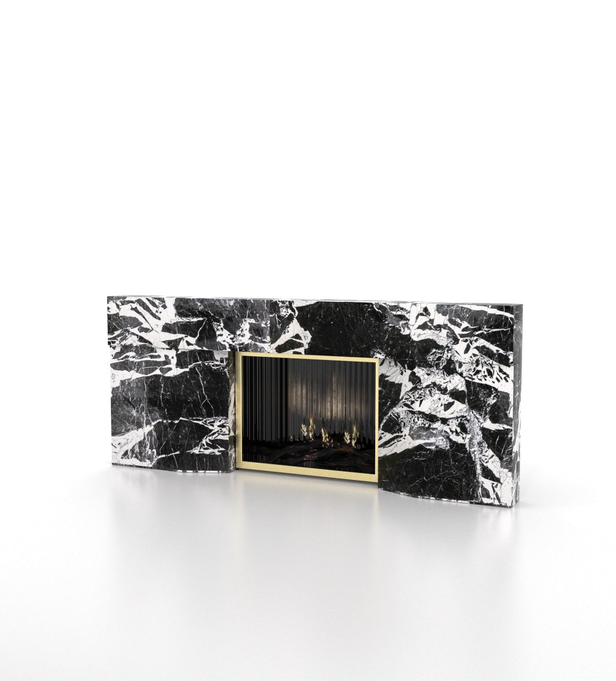 Stonehenge Marble Stone Fireplace