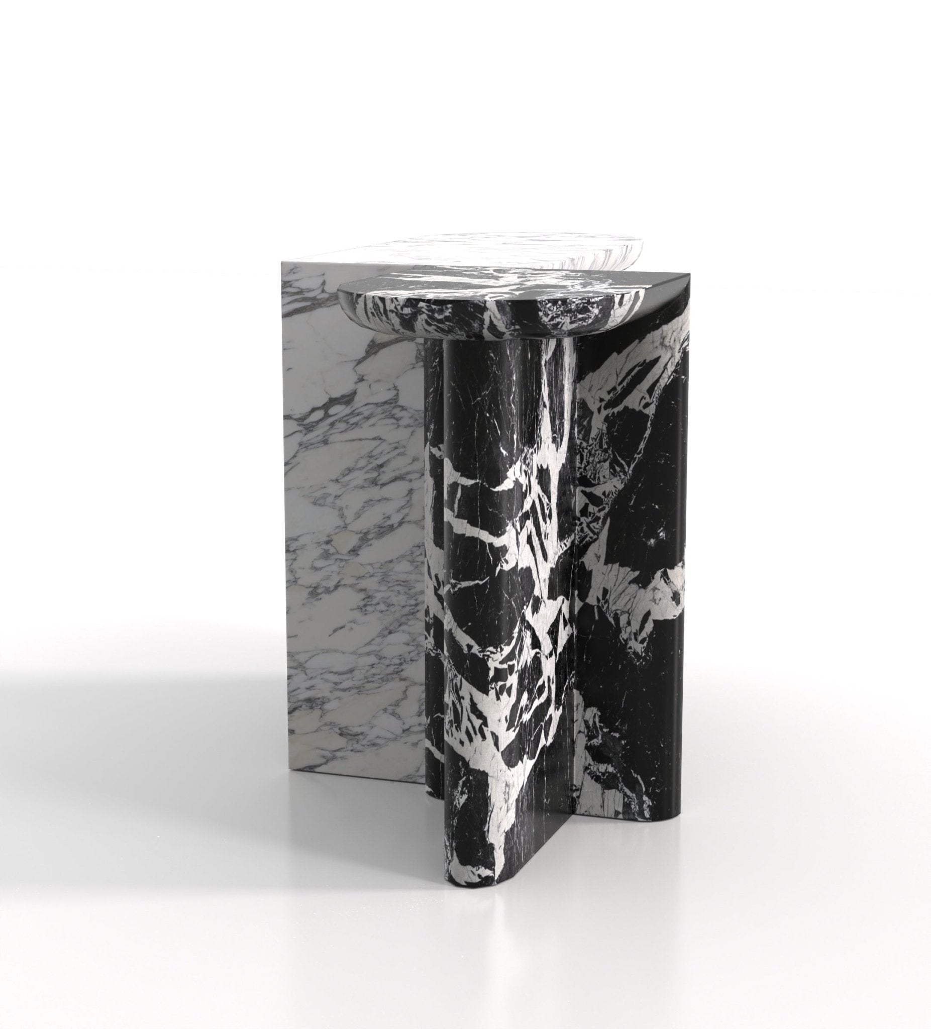 Marble Achilles Console Table - Close-Up Detail View | Stonegems